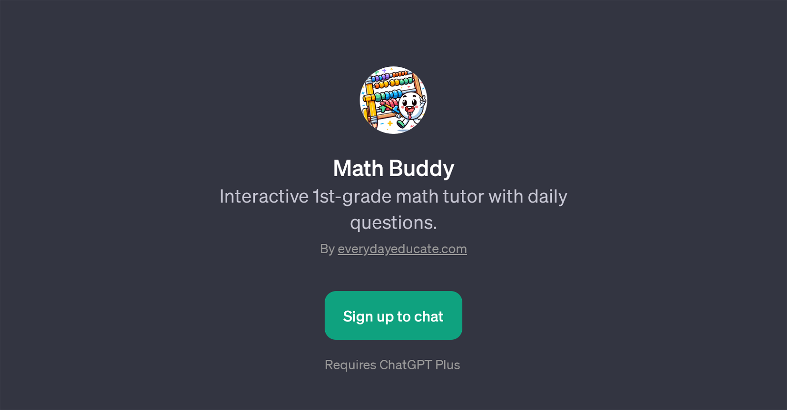 Math Buddy website