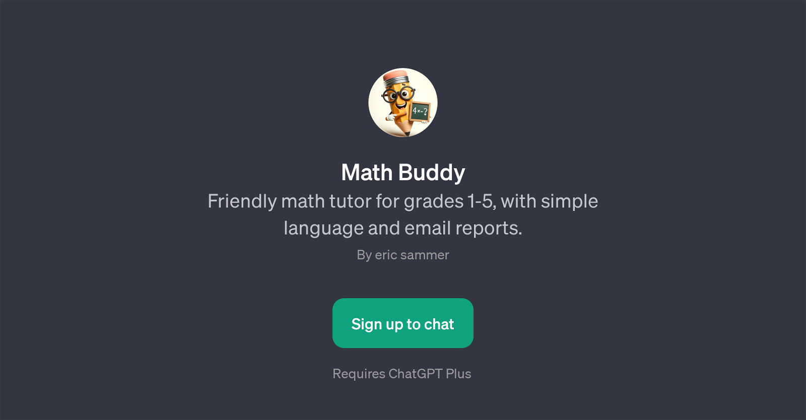 Math Buddy website
