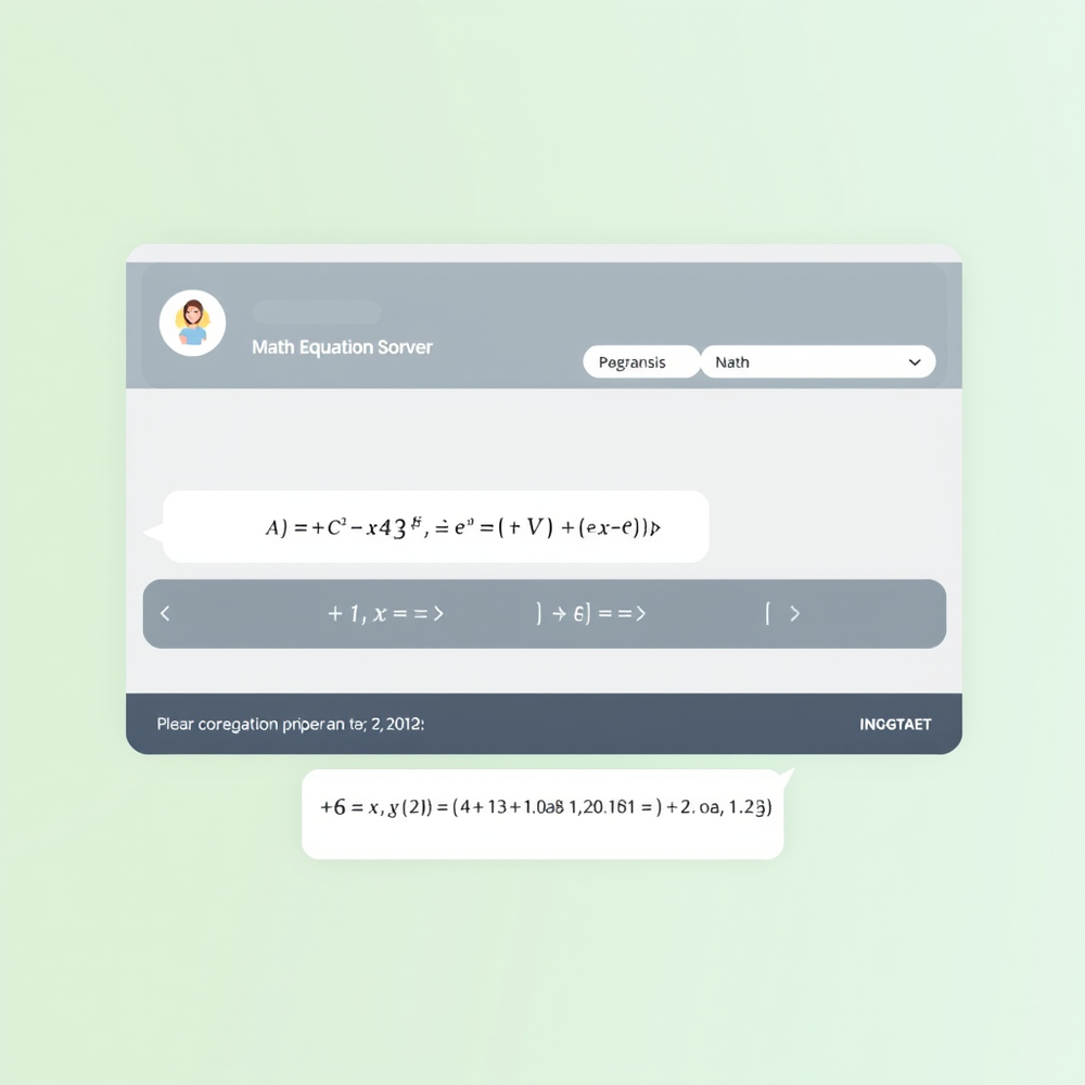 Math Equation Solver website