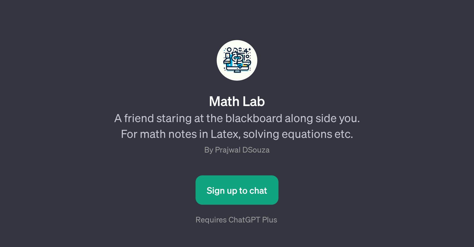 Math Lab website
