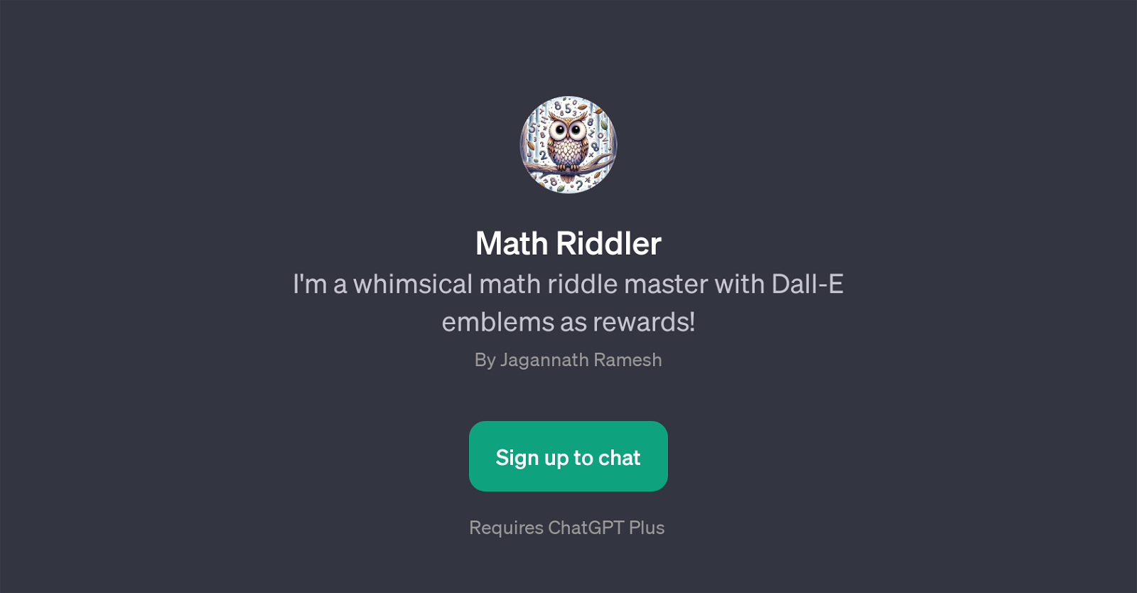 Math Riddler website