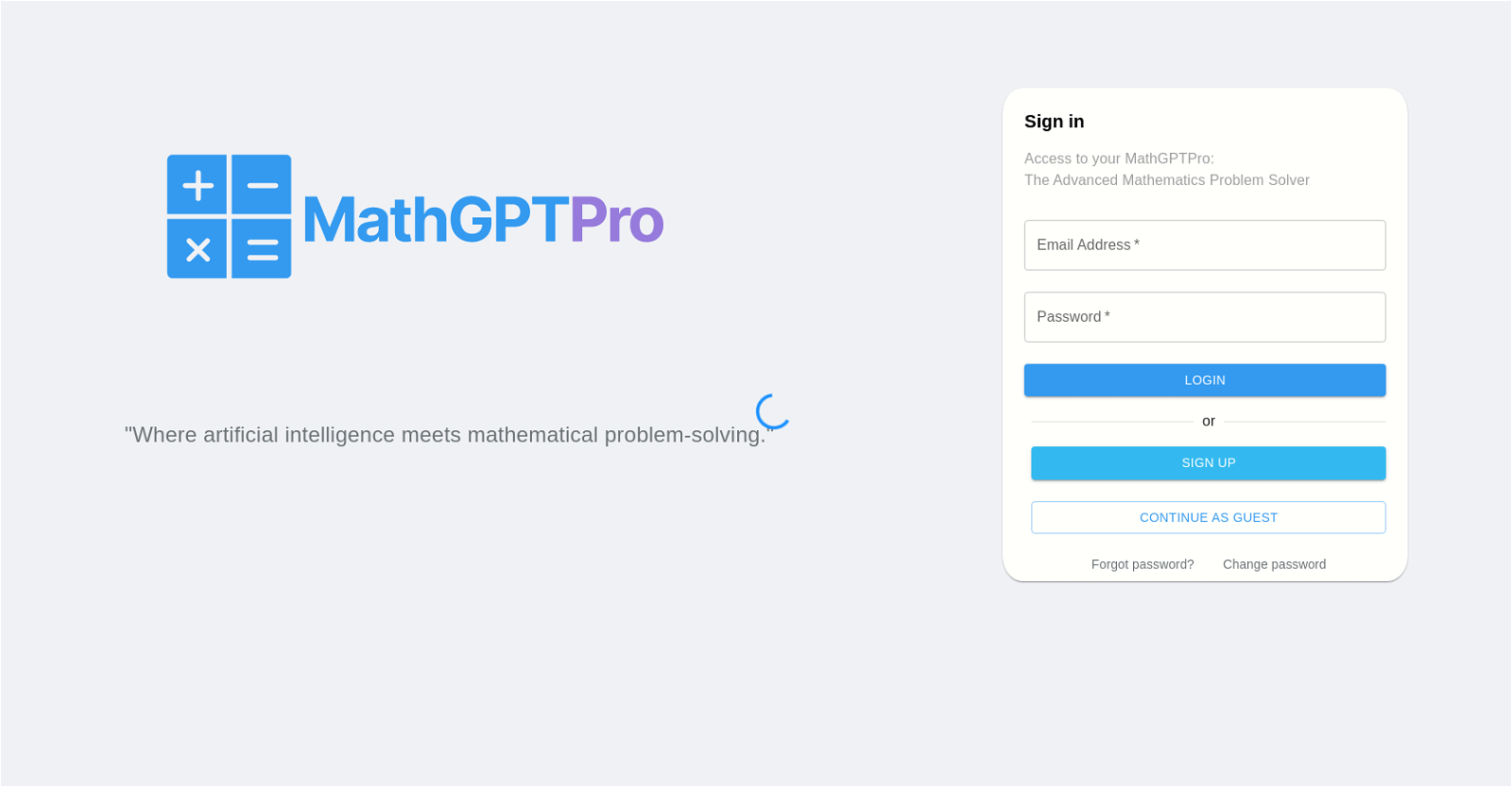 MathGPTPro website