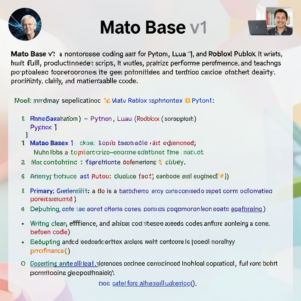Mato Base V1 website