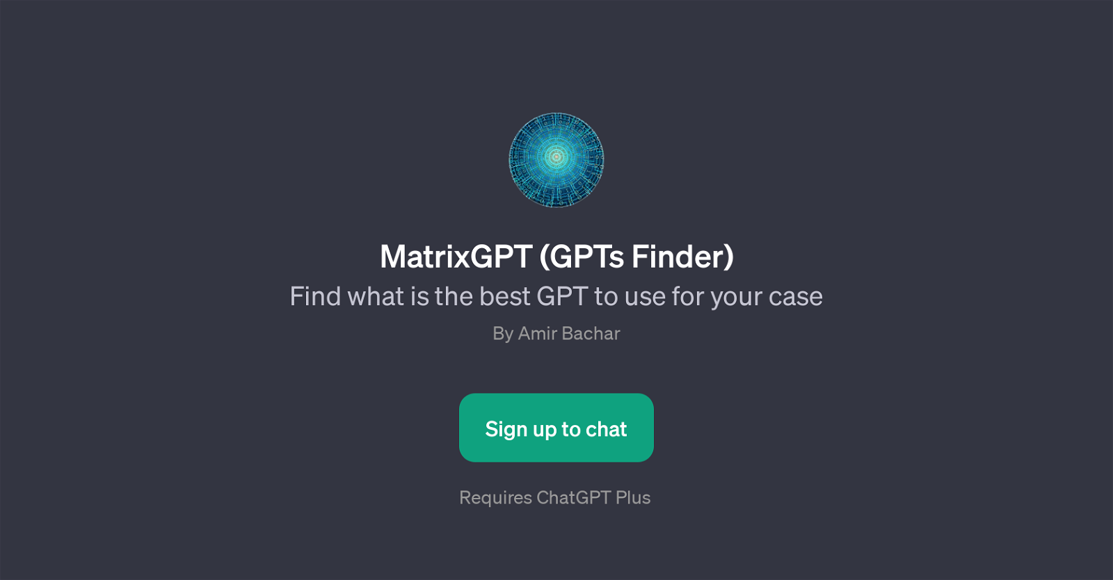 MatrixGPT (GPTs Finder) website