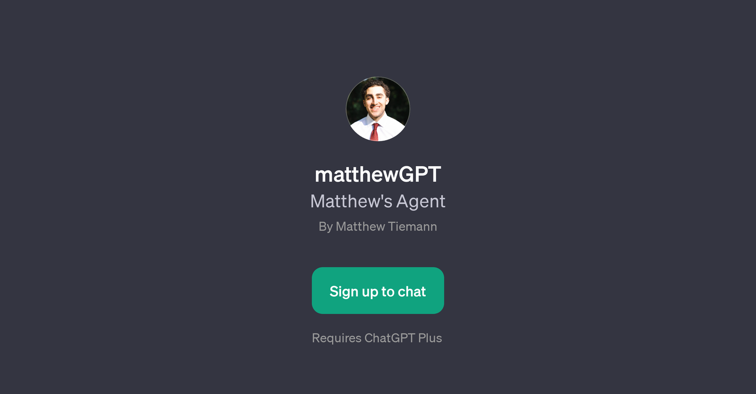 matthewGPT website