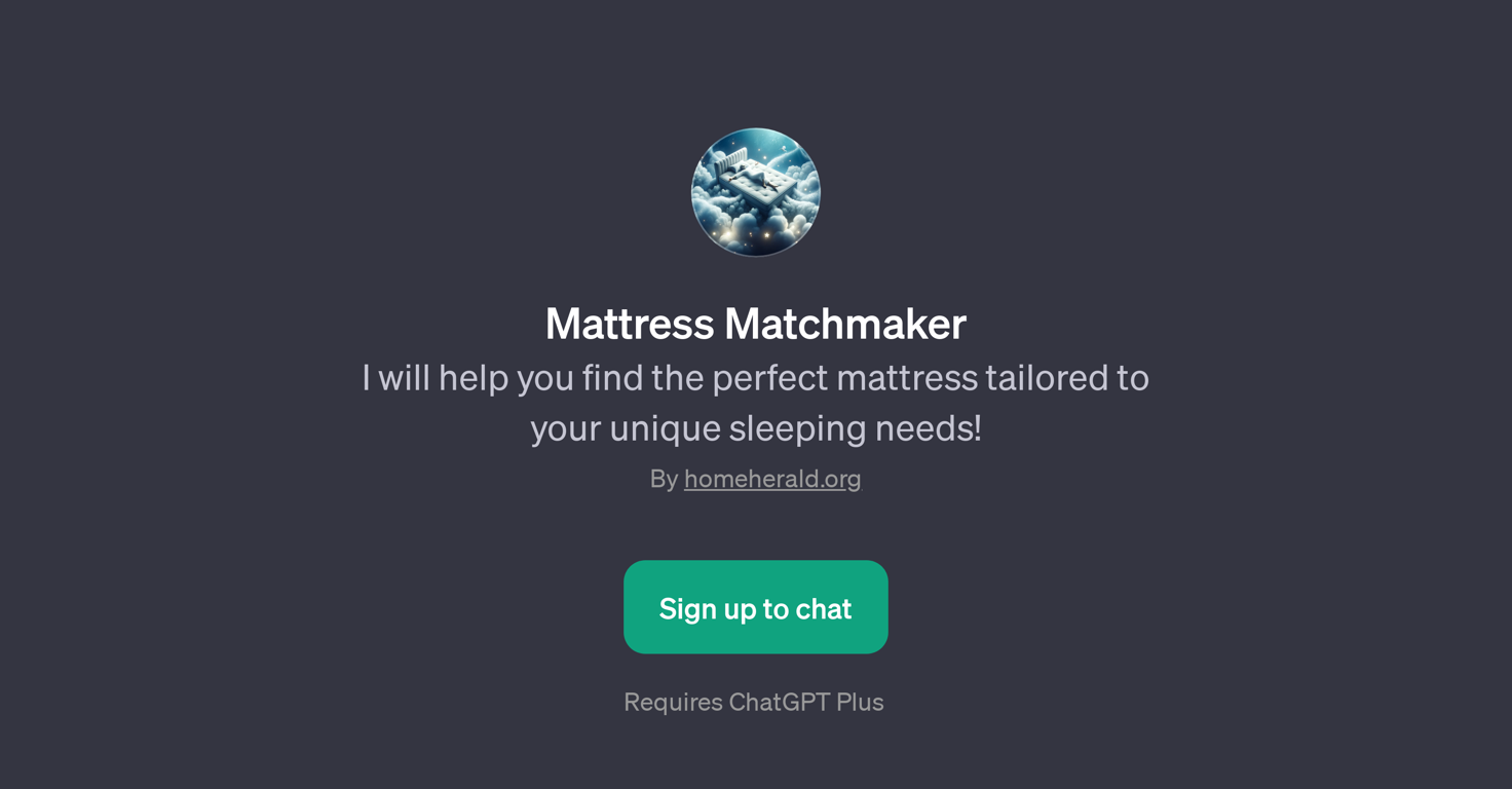 Mattress Matchmaker website