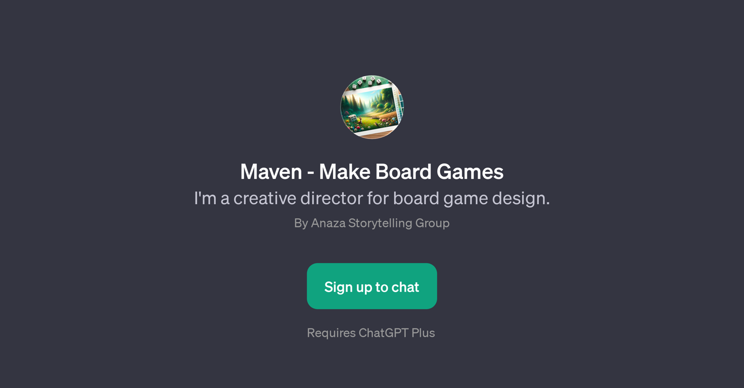 Maven - Make Board Games website