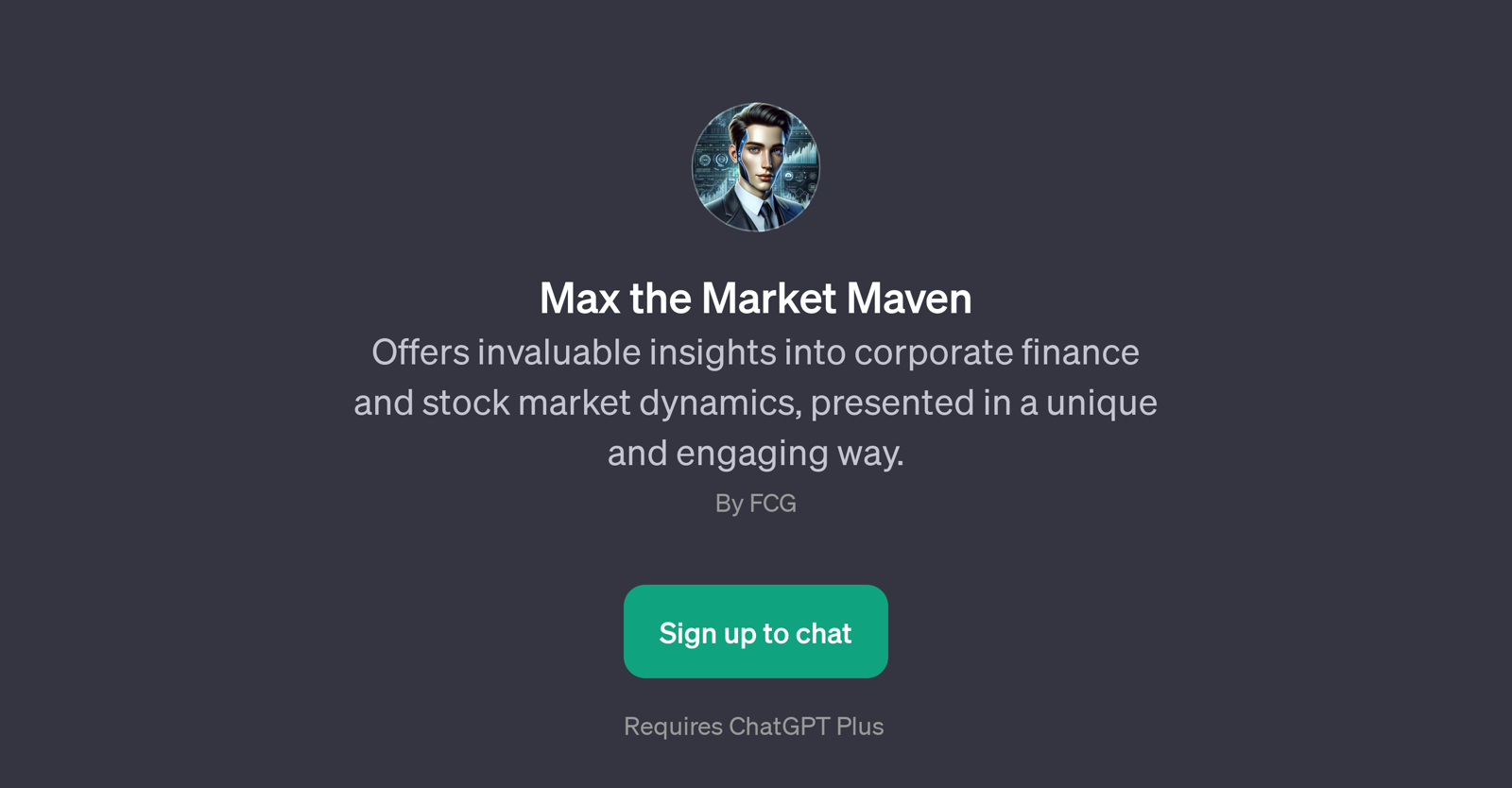 Max the Market Maven website