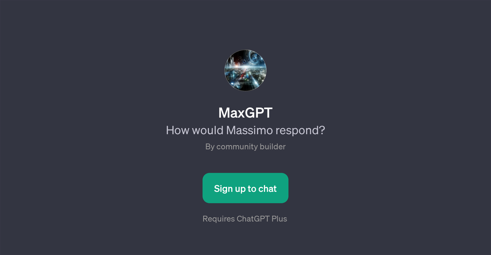 MaxGPT website