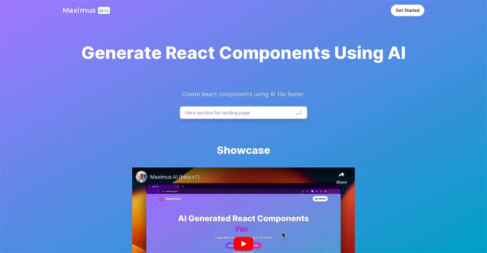 Maximus - React components - TAAFT