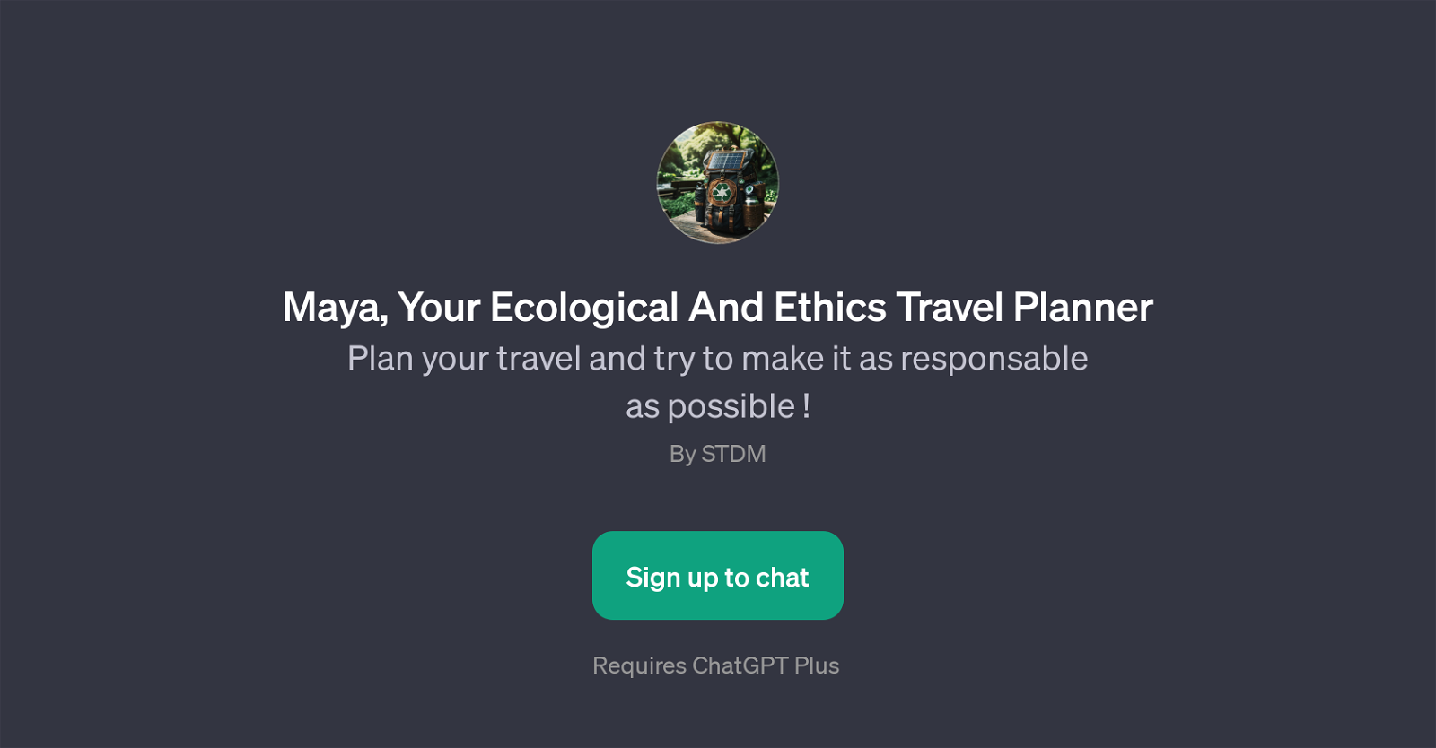 Maya, Your Ecological And Ethics Travel Planner website