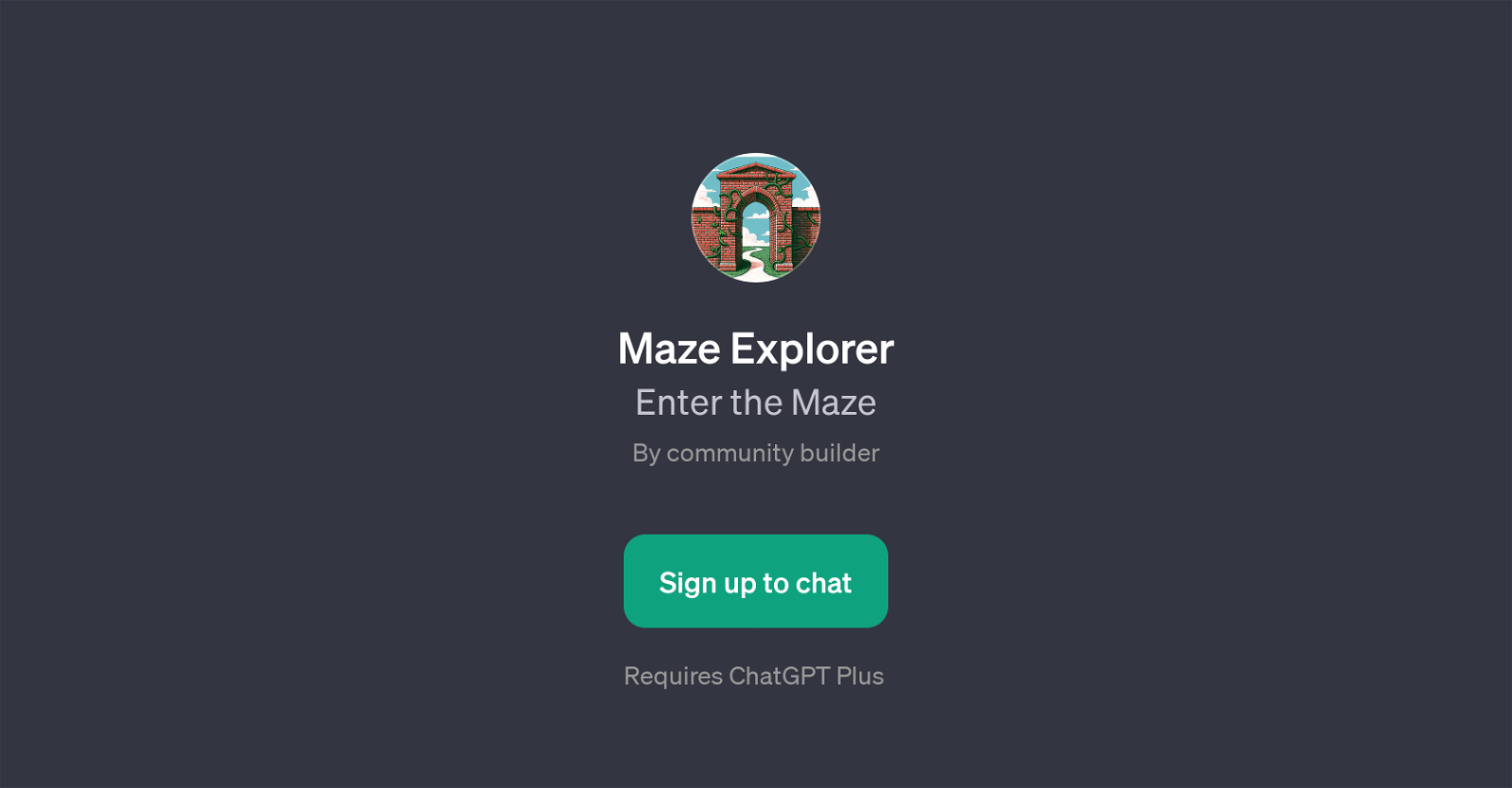 Maze Explorer website
