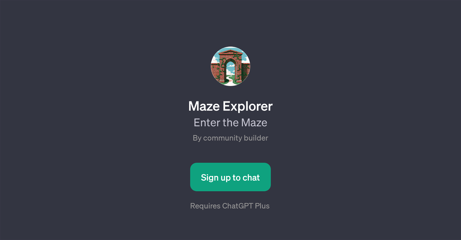Maze Explorer website