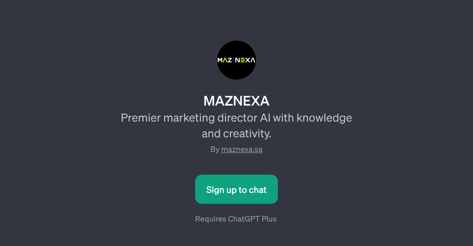 MAZNEXA website