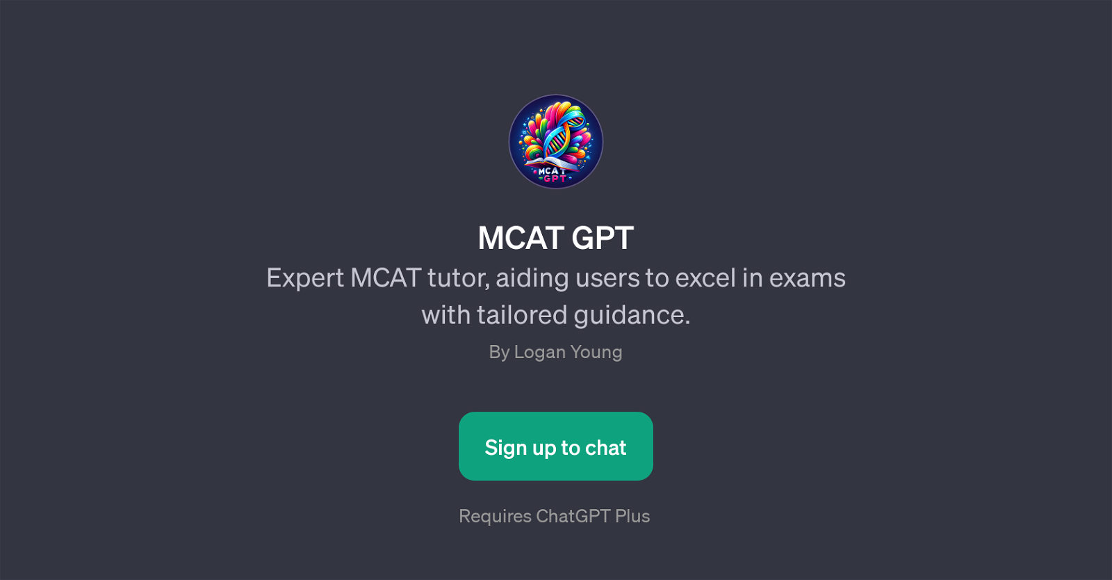 MCAT GPT website