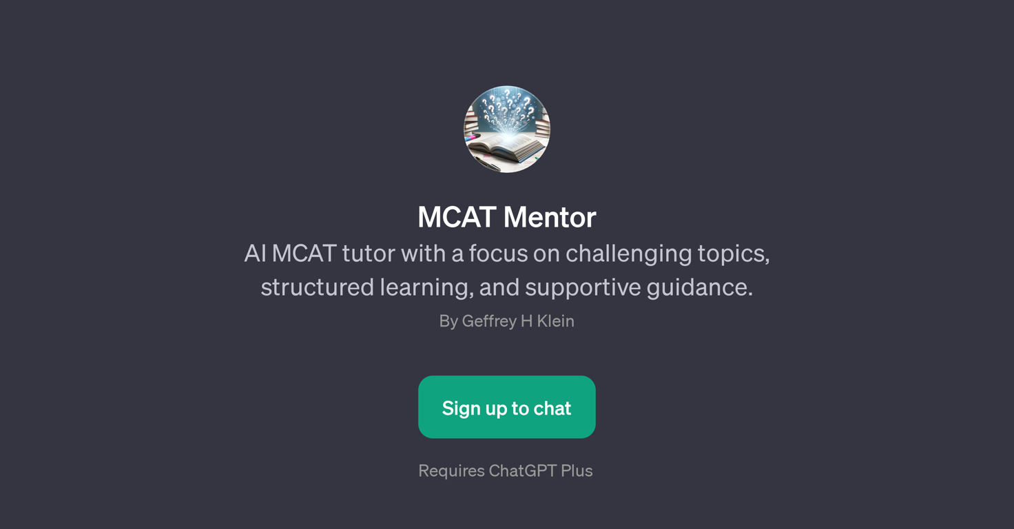 MCAT Mentor website