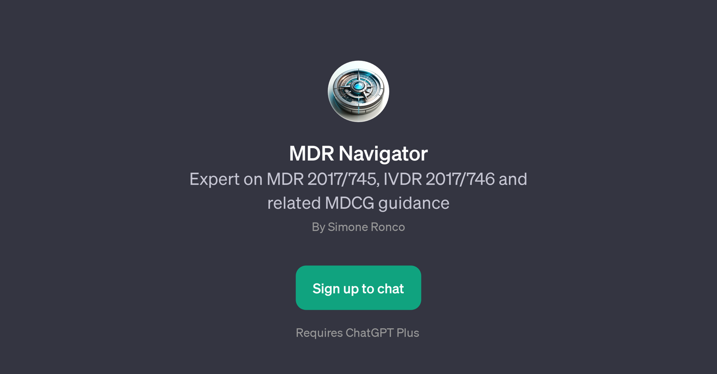 MDR Navigator website