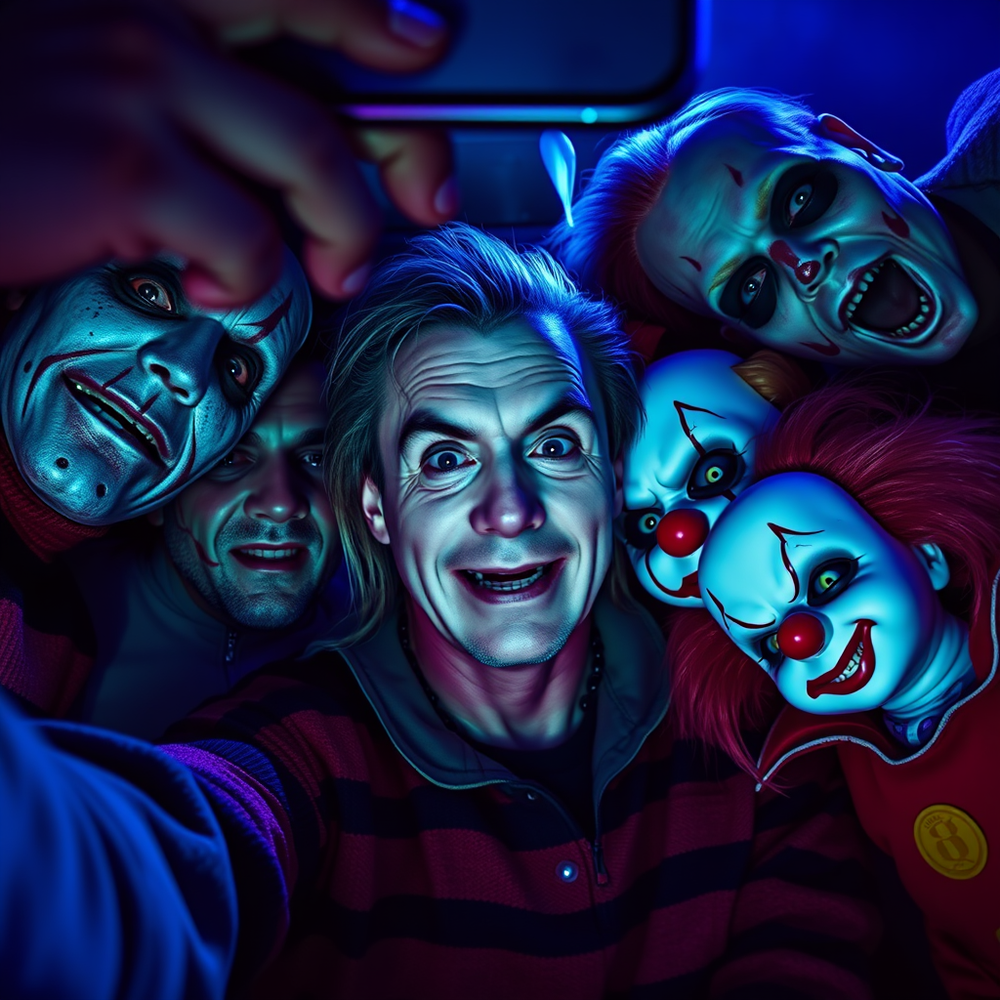 Me and friends in halloween times website