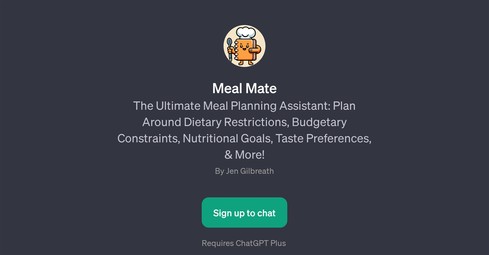 Meal Mate website