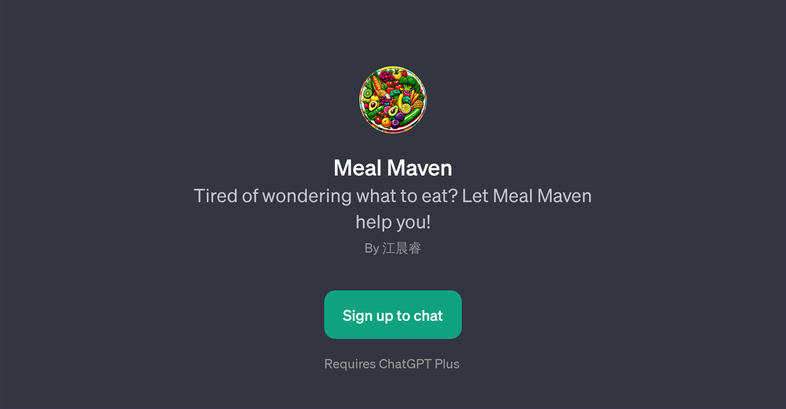 Meal Maven website