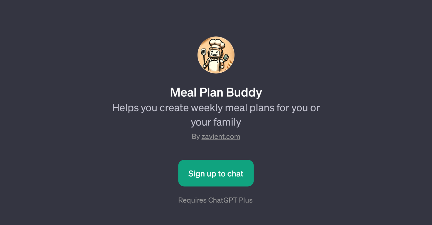 Meal Plan Buddy website