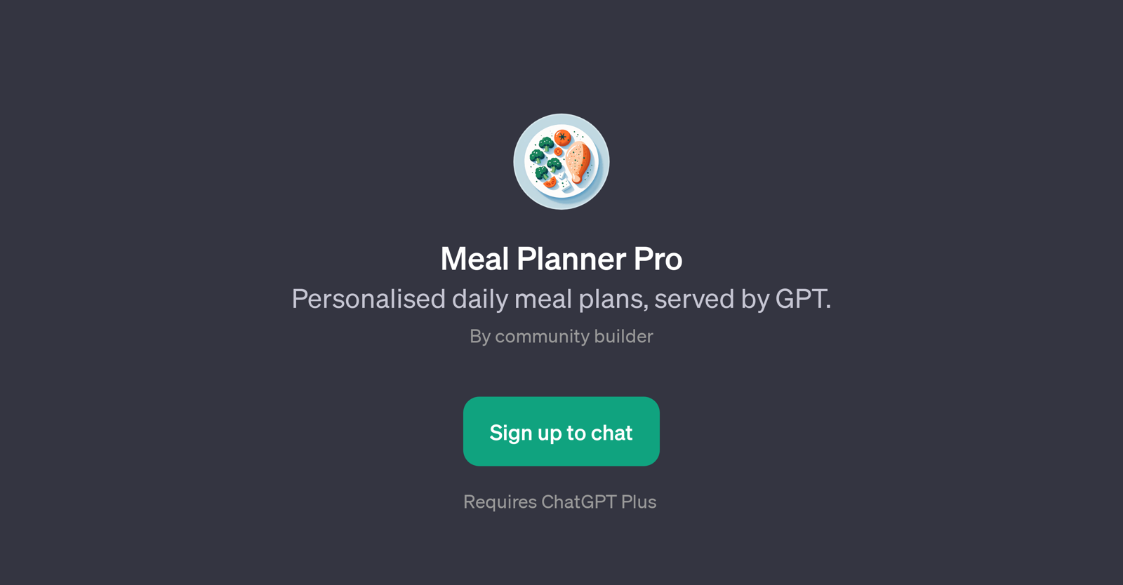 Meal Planner Pro website