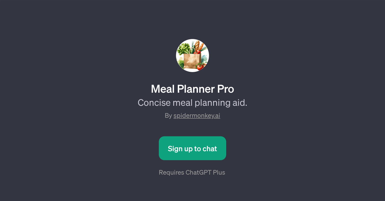 Meal Planner Pro website