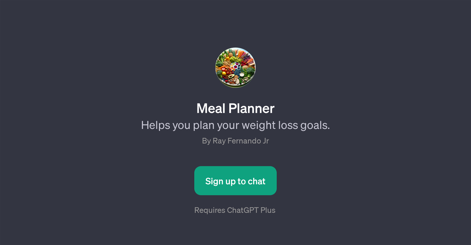 Meal Planner website