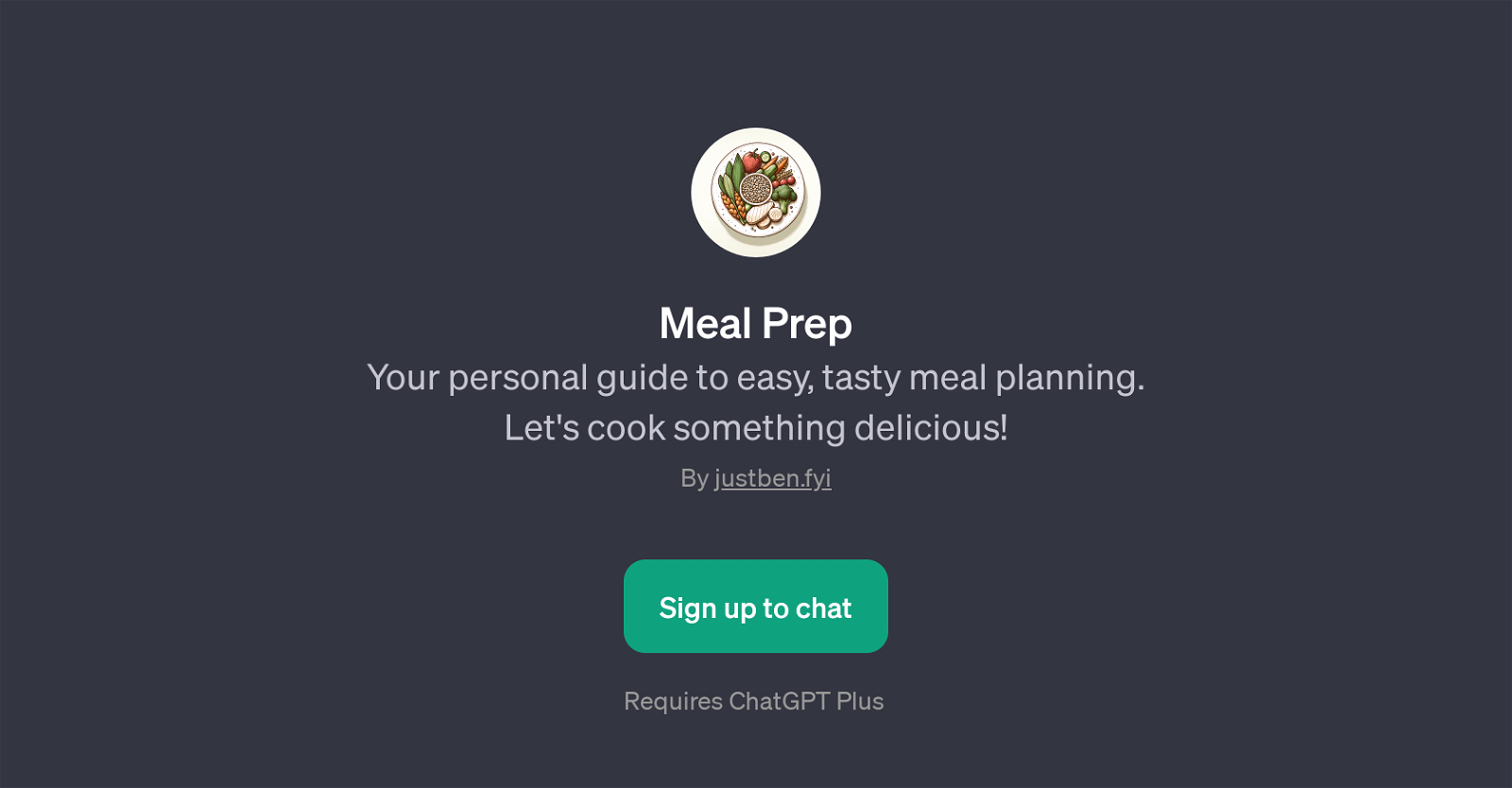 Meal Prep website