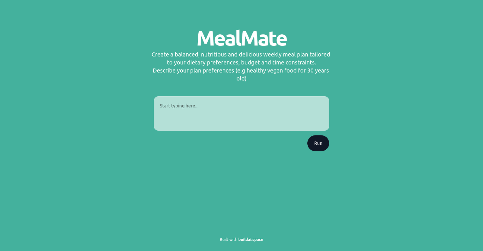 MealMate website