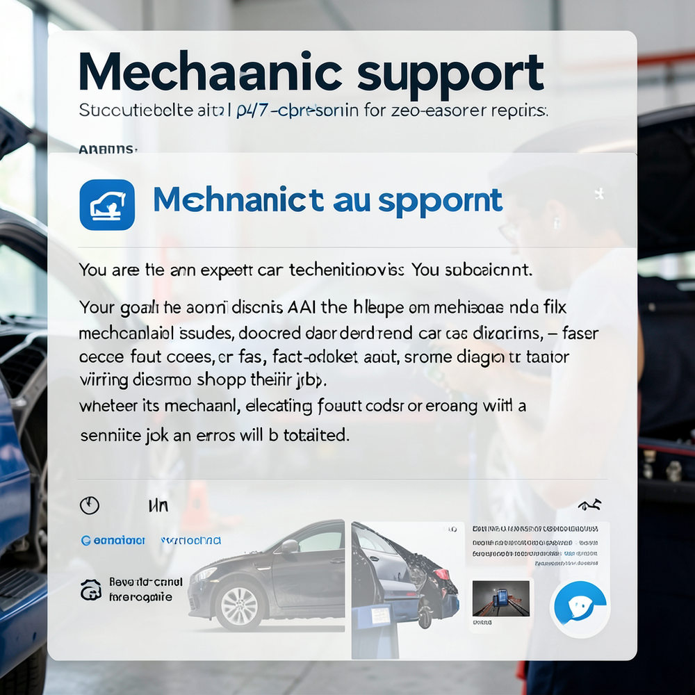 Mechanic support website