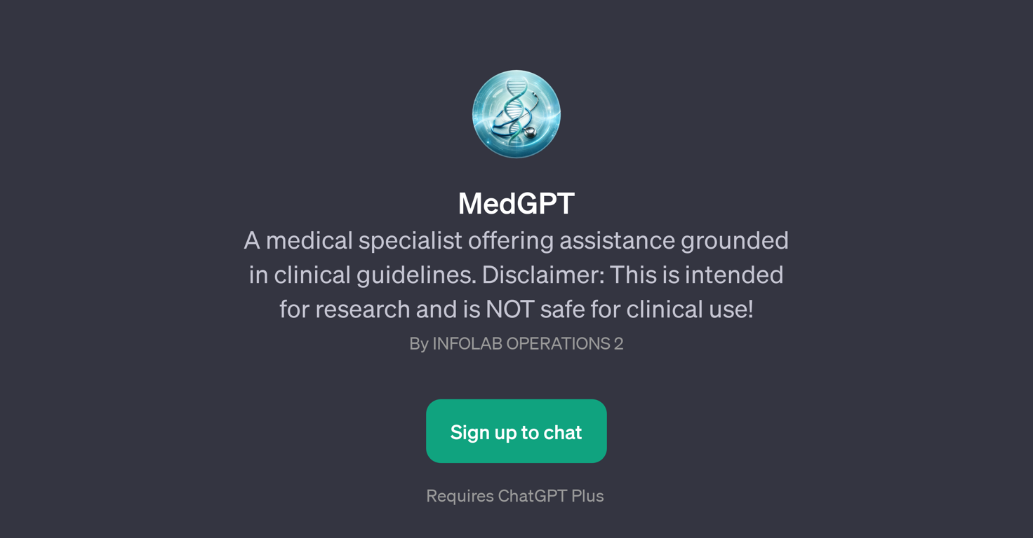 MedGPT website