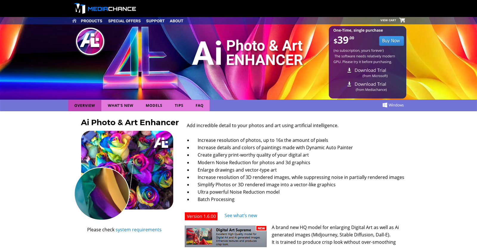 for mac instal Mediachance AI Photo and Art Enhancer 1.6.00