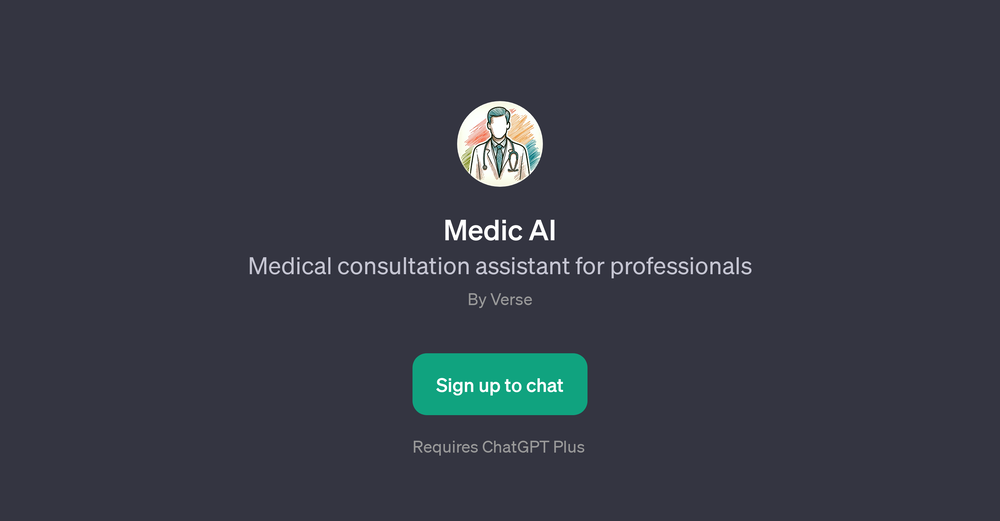 Medic AI website