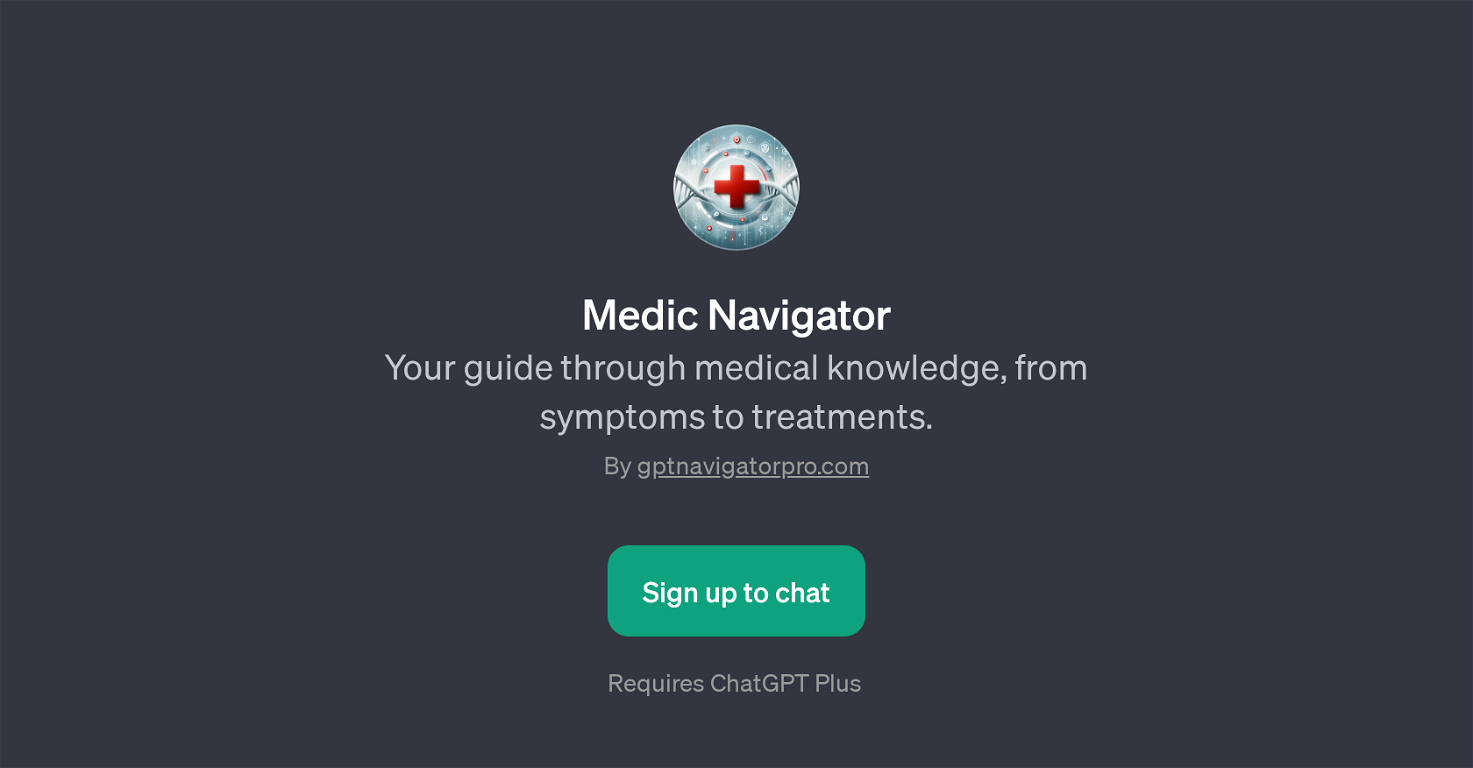 Medic Navigator website