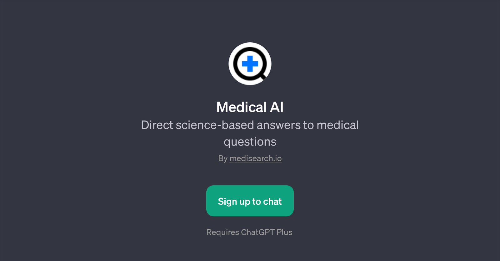 Medical AI website