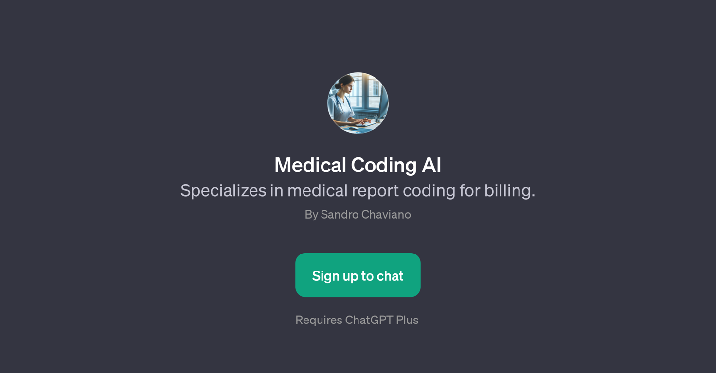 Medical Coding AI website