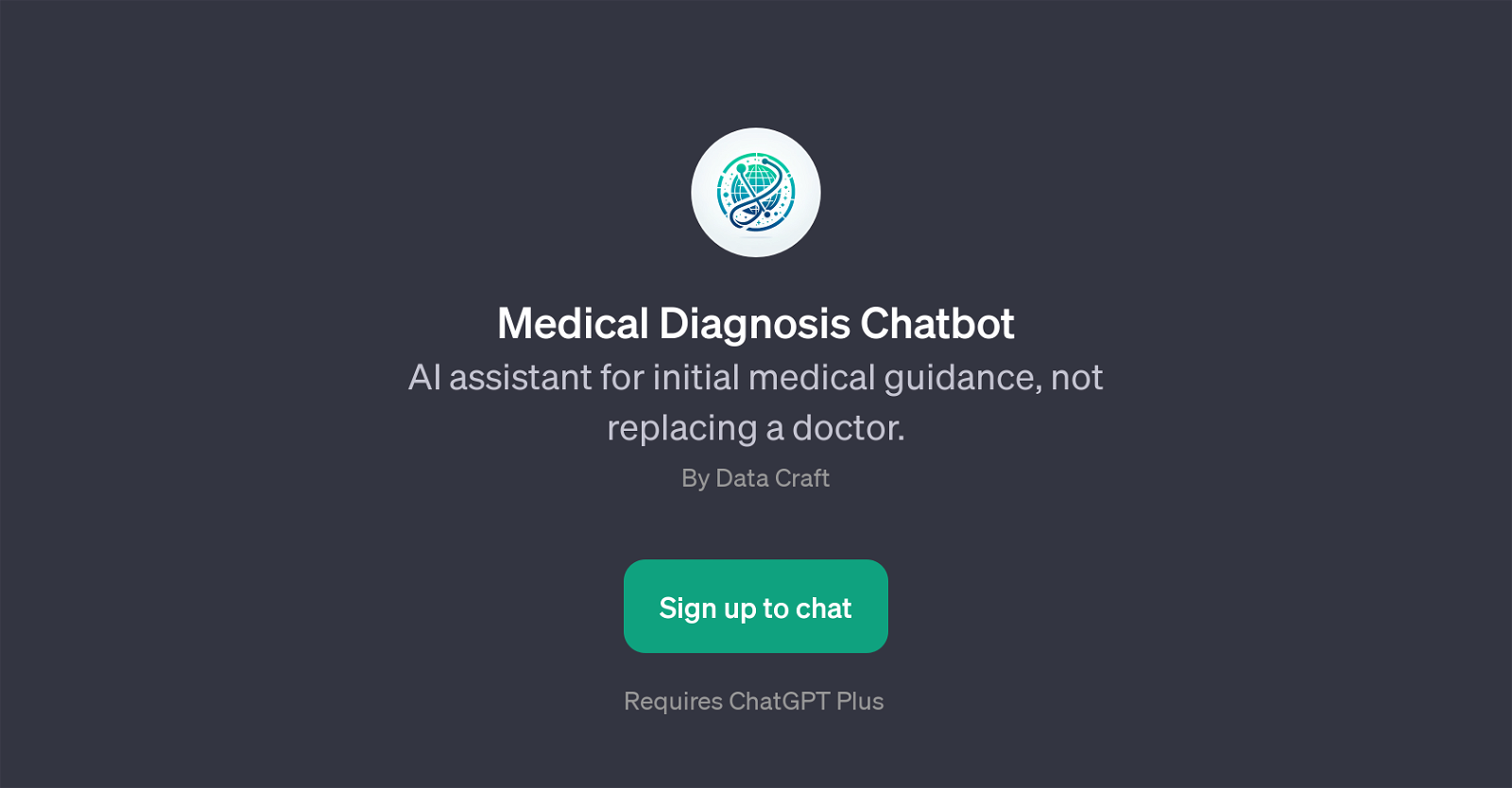 Medical Diagnosis Chatbot website