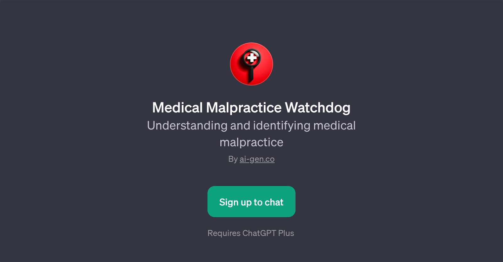 Medical Malpractice Watchdog website