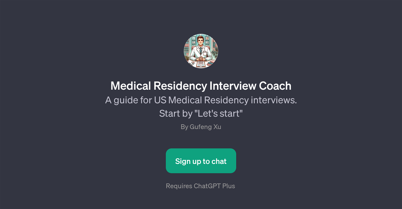 Medical Residency Interview Coach website