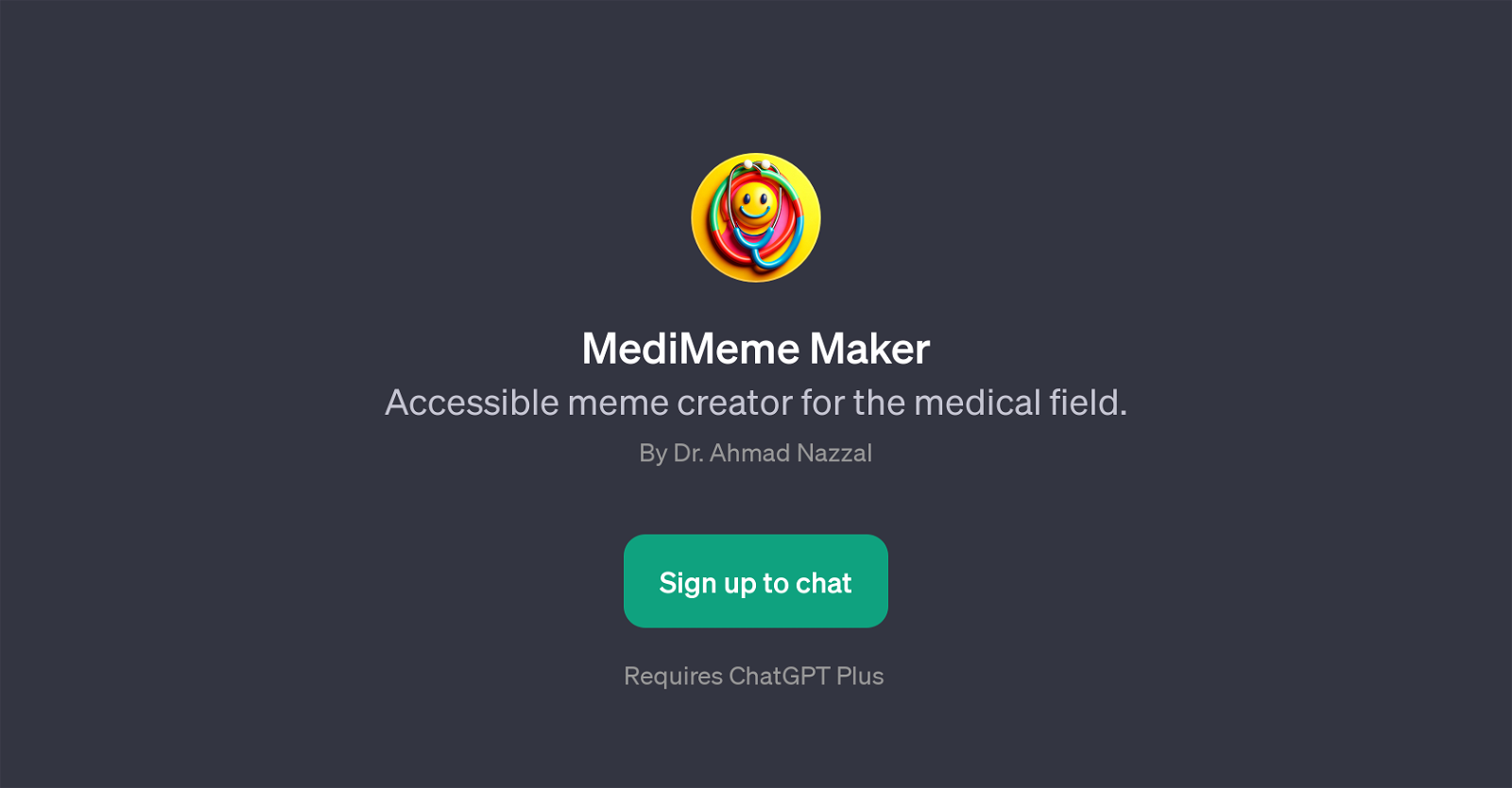 MediMeme Maker website