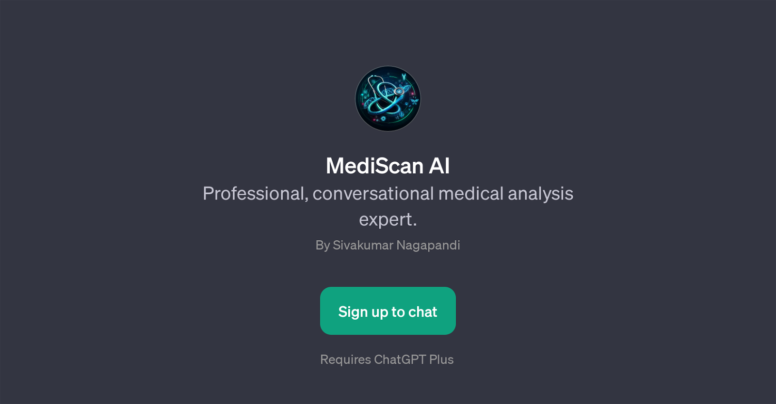 MediScan AI website