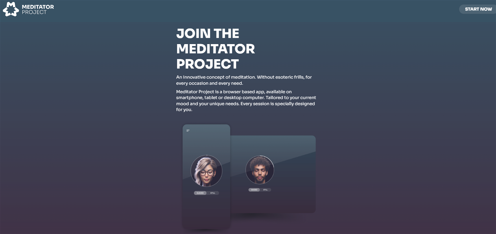 Meditator.pro website