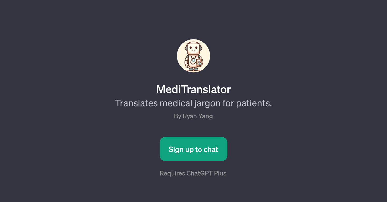 MediTranslator website