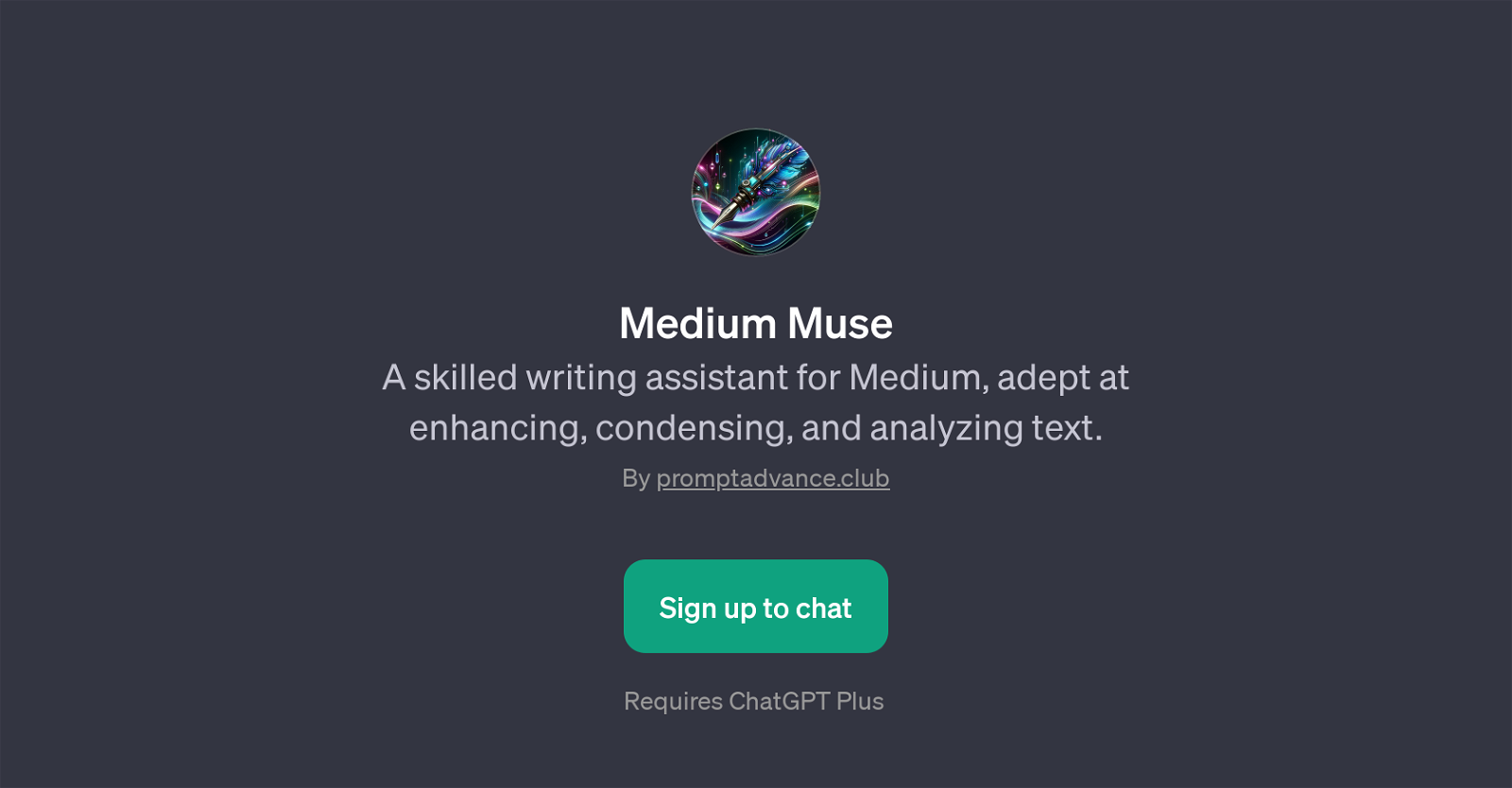 Medium Muse website