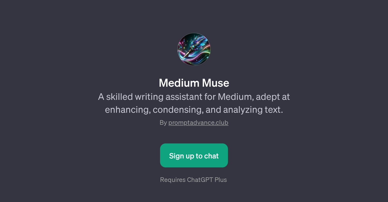 Medium Muse website