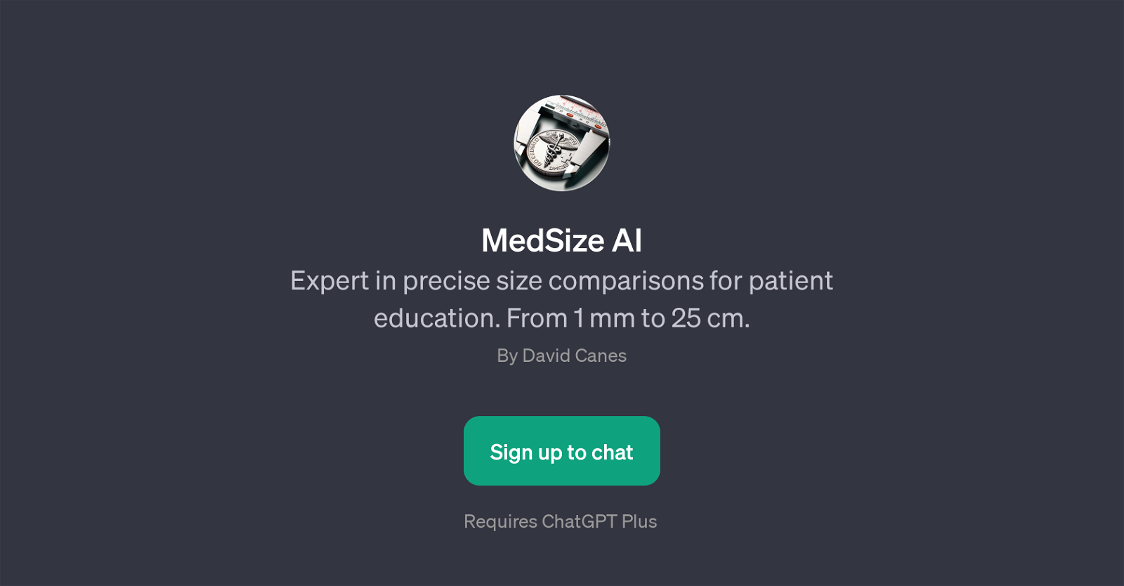 MedSize AI website