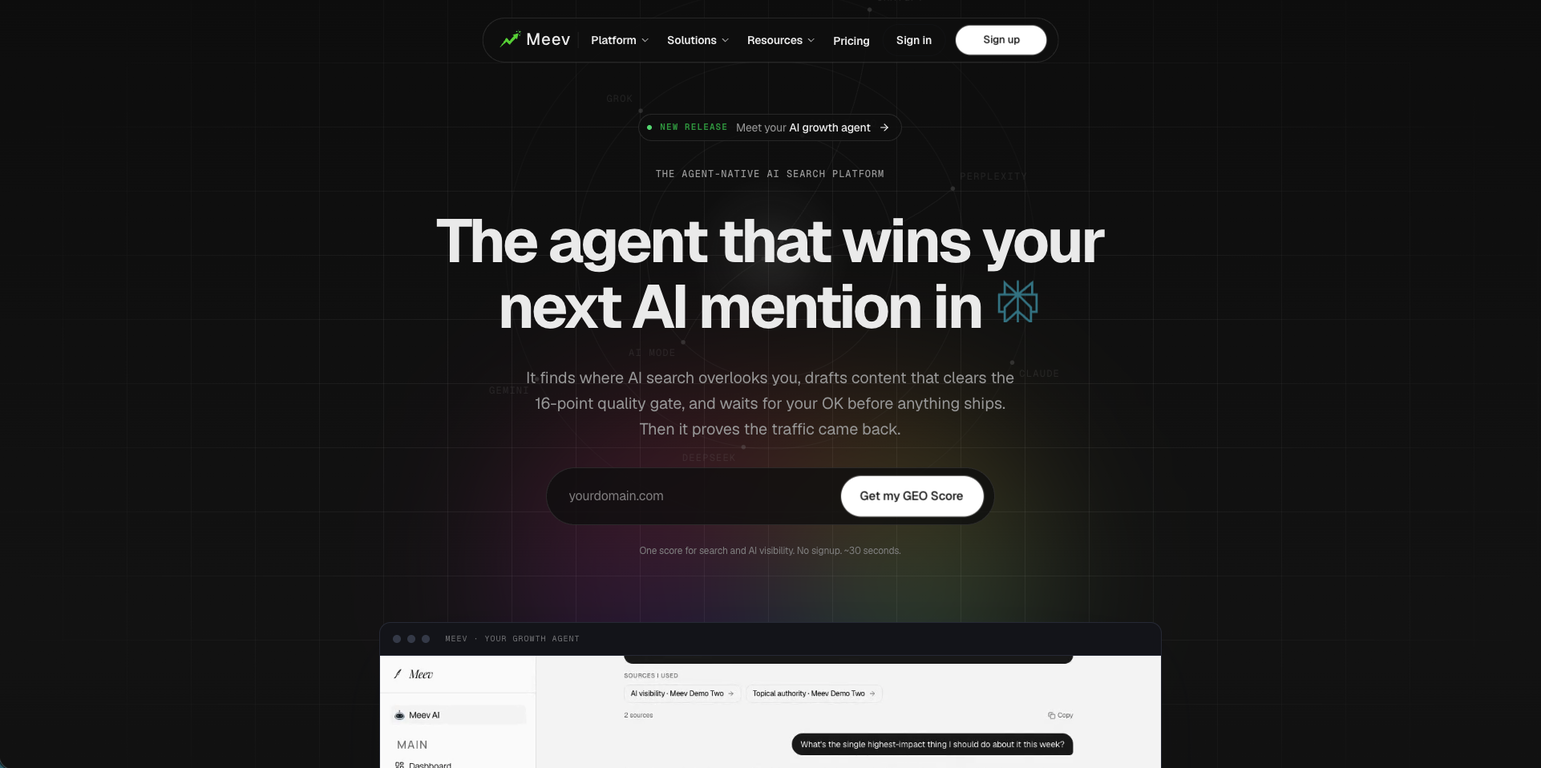 Meev website