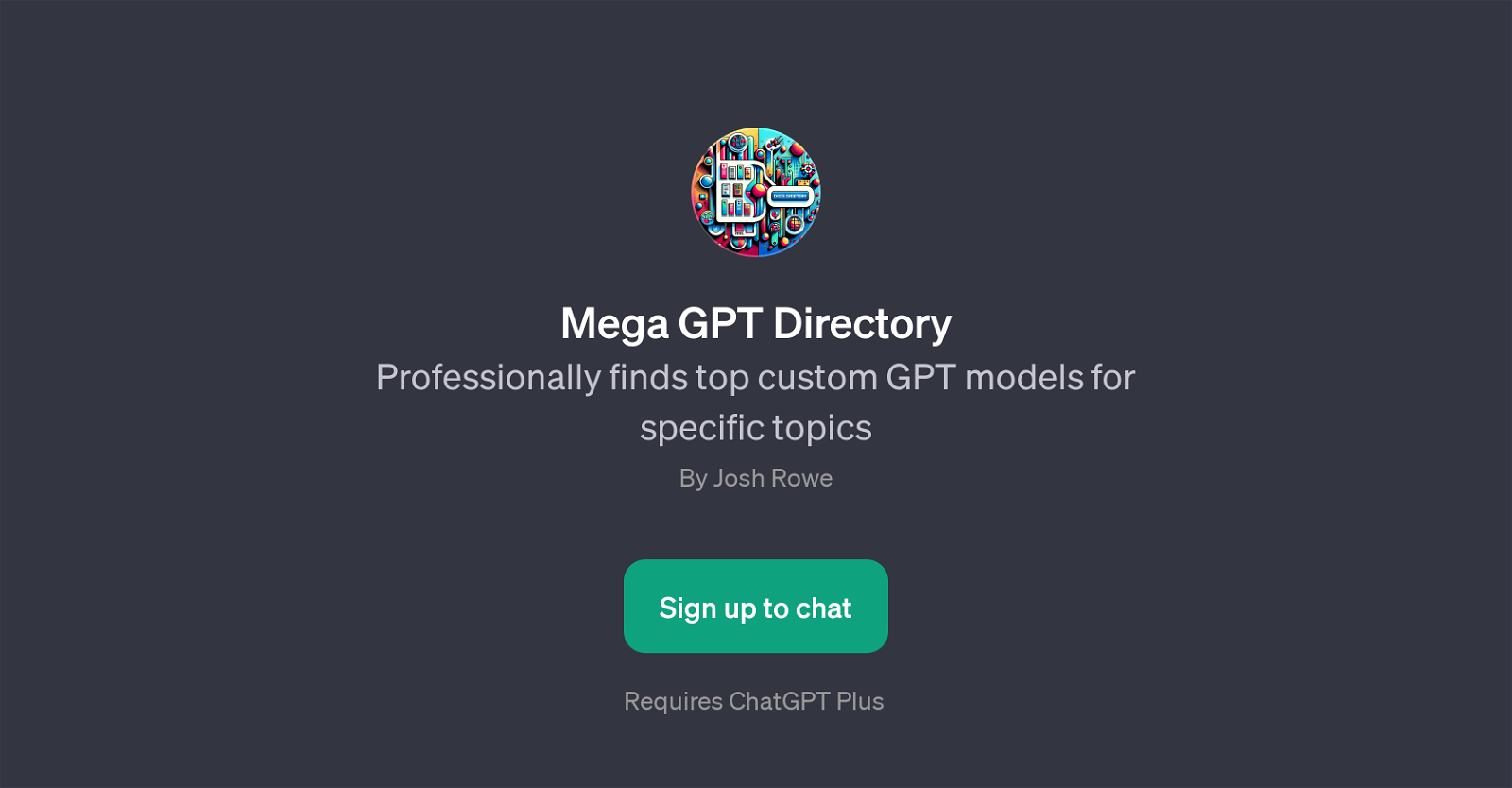 Mega GPT Directory website