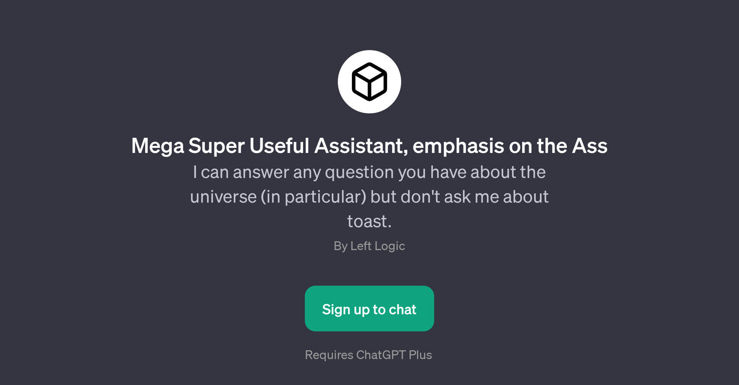 Mega Super Useful Assistant, emphasis on the Ass website